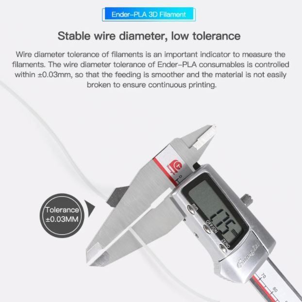 Filamento PLA Creality Ender 1kg 1.75mm