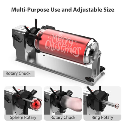 Mandril Giratorio Ortur YRC1.0 para Grabadora Láser