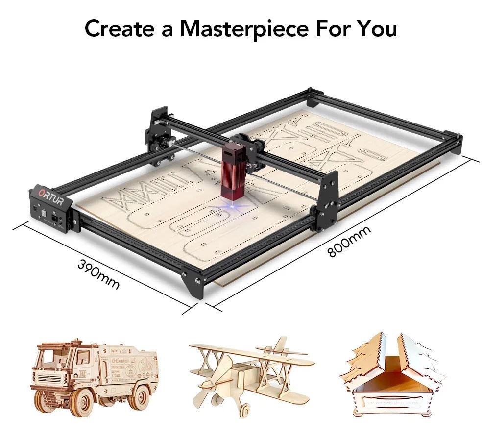 Kit Extensión ETK 1.0 para Ortur Laser Master 2 S2