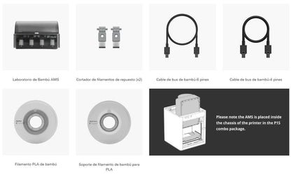 Impresora 3D Bambu Lab P1S Combo AMS