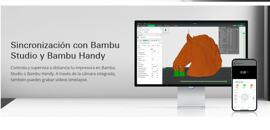 Impresora 3D Bambu Lab P1S Combo AMS